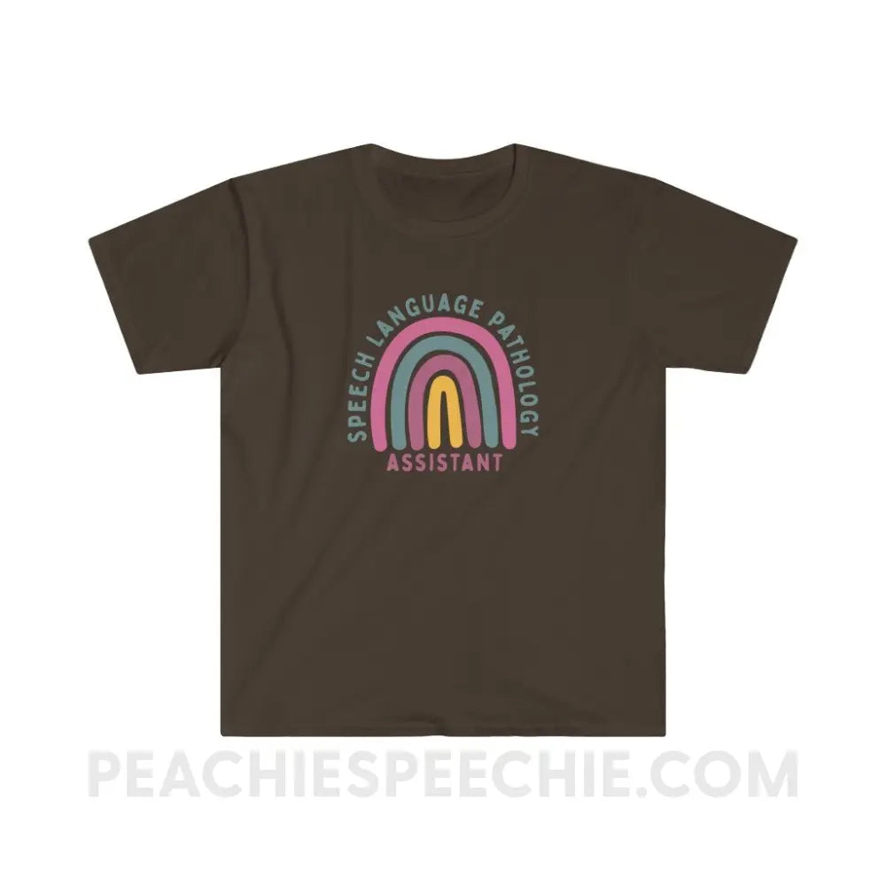 SLPA Rainbow Classic Tee - Dark Chocolate / S - T - Shirt peachiespeechie.com
