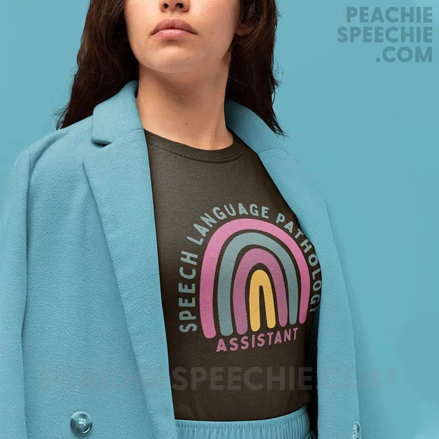SLPA Rainbow Classic Tee - T-Shirt peachiespeechie.com