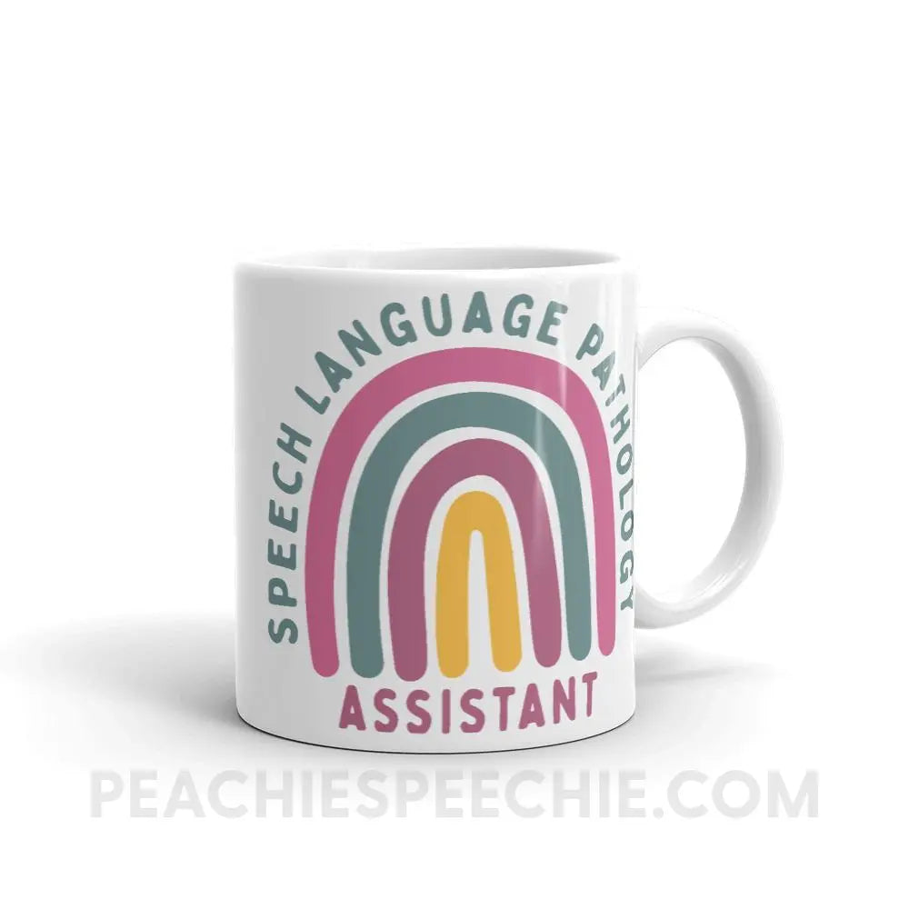 SLPA Rainbow Mug - 11oz - Mugs peachiespeechie.com