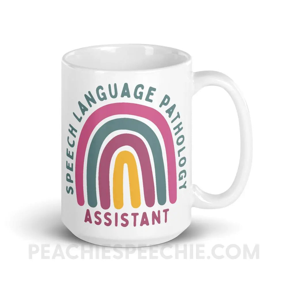 SLPA Rainbow Mug - 15oz - Mugs peachiespeechie.com