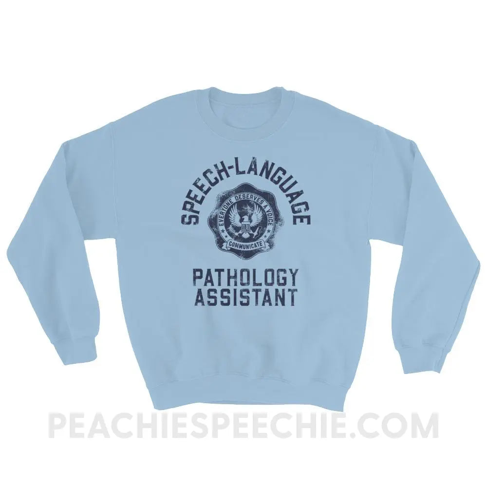 SLPA University Classic Sweatshirt - Light Blue / S - Hoodies & Sweatshirts peachiespeechie.com