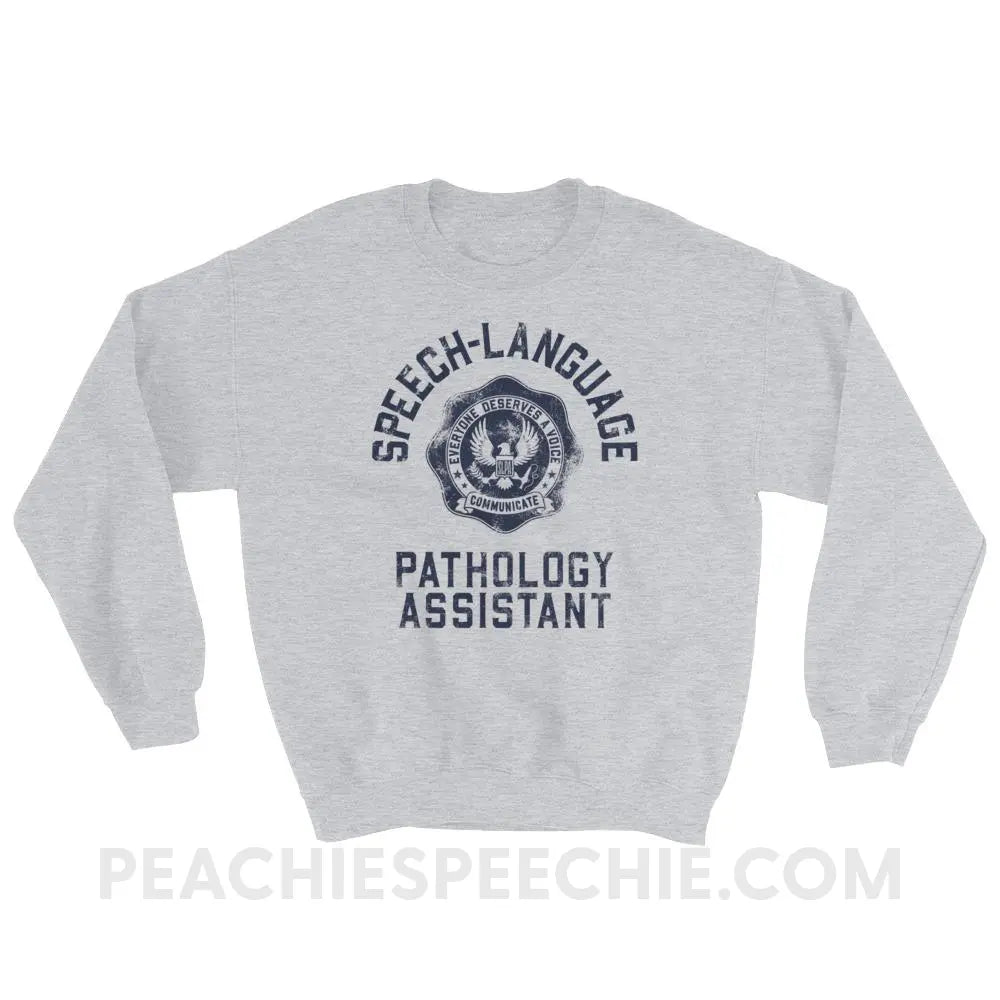 SLPA University Classic Sweatshirt - Sport Grey / S - Hoodies & Sweatshirts peachiespeechie.com