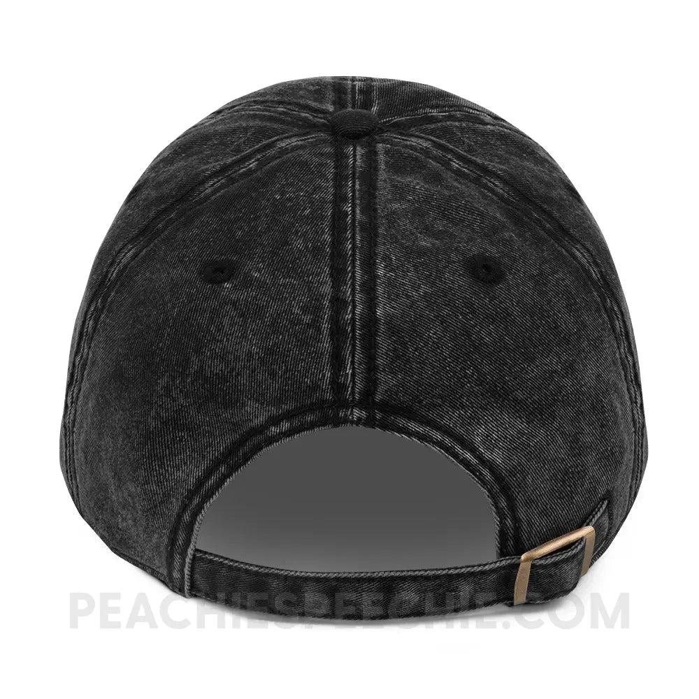 Smiley Face Speech Bubble Vintage Cap - peachiespeechie.com