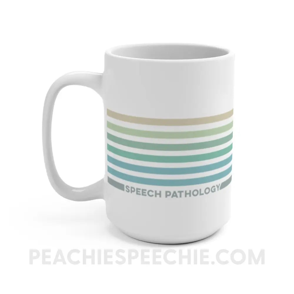 Sound Waves Coffee Mug - 15oz - peachiespeechie.com