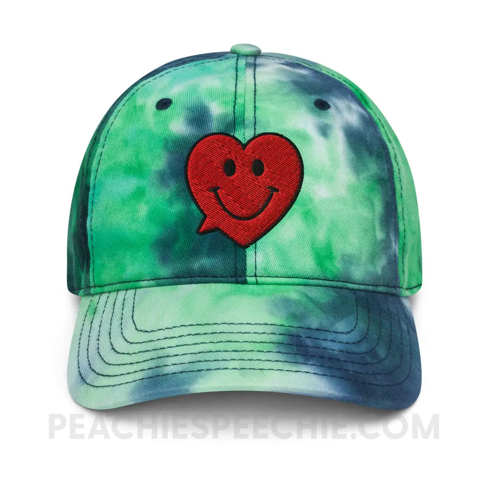 Speak from the Hart Tie Dye Relaxed Hat - peachiespeechie.com