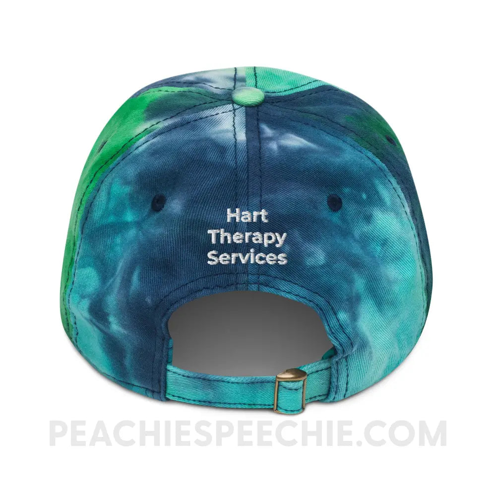 Speak from the Hart Tie Dye Relaxed Hat - peachiespeechie.com