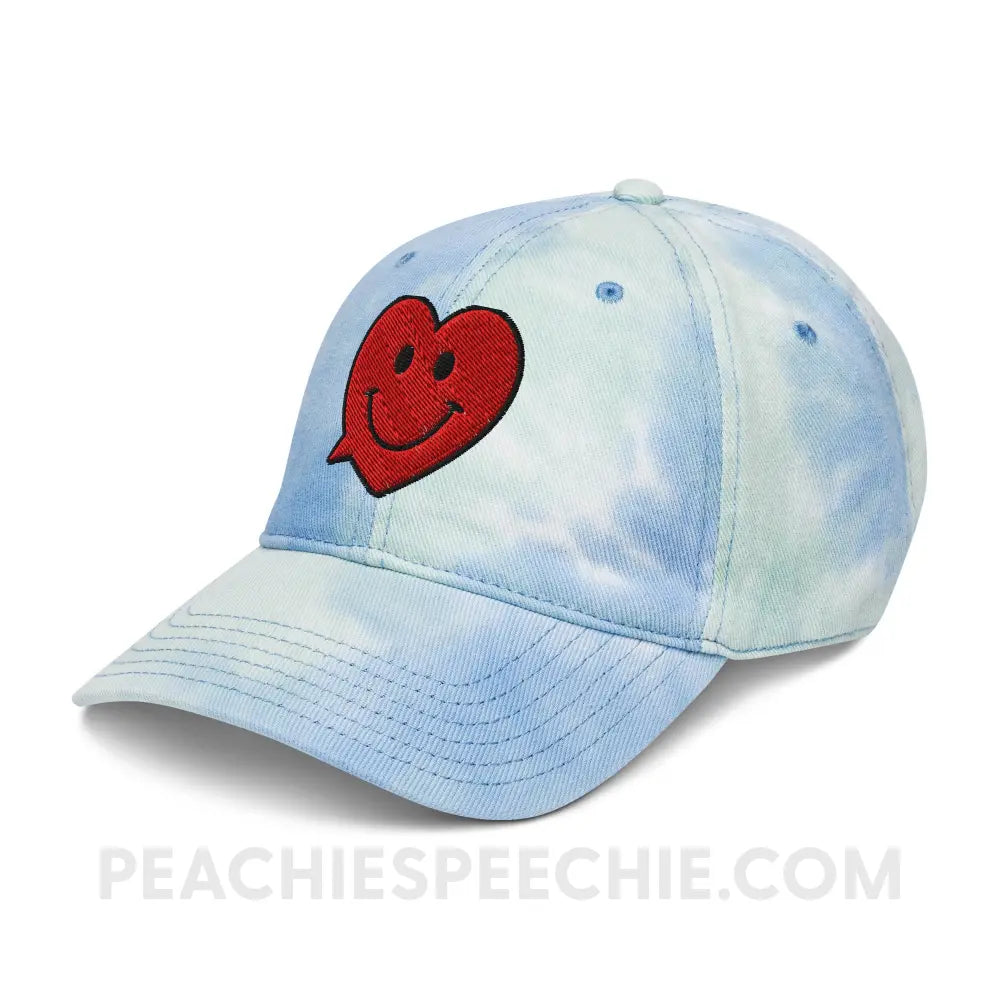 Speak from the Hart Tie Dye Relaxed Hat - peachiespeechie.com