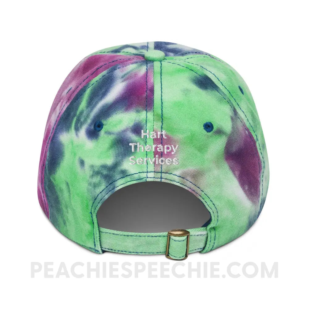 Speak from the Hart Tie Dye Relaxed Hat - peachiespeechie.com