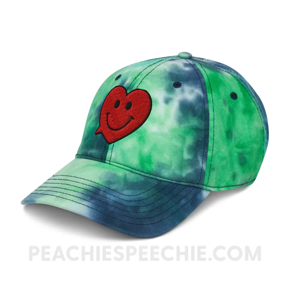 Speak from the Hart Tie Dye Relaxed Hat - peachiespeechie.com