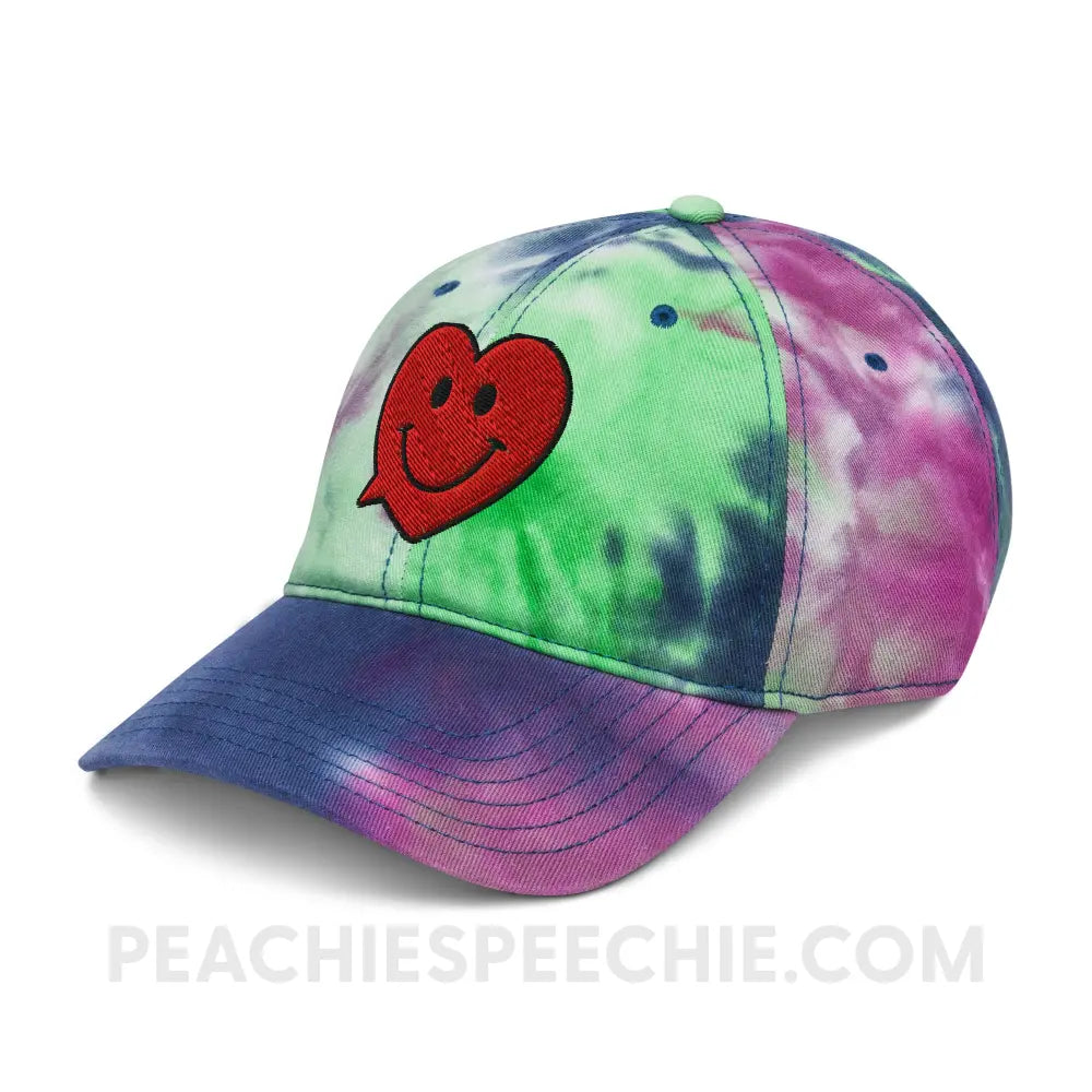 Speak from the Hart Tie Dye Relaxed Hat - peachiespeechie.com