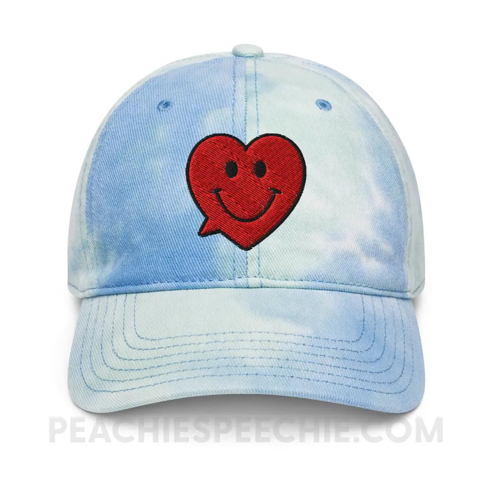 Speak from the Hart Tie Dye Relaxed Hat - peachiespeechie.com