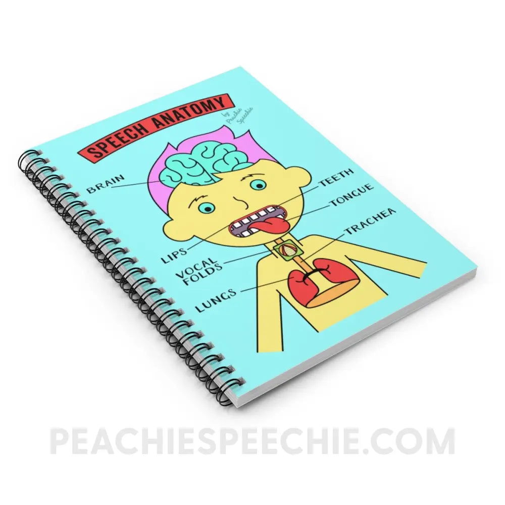Speech Anatomy Guy Notebook - Journals & Notebooks peachiespeechie.com