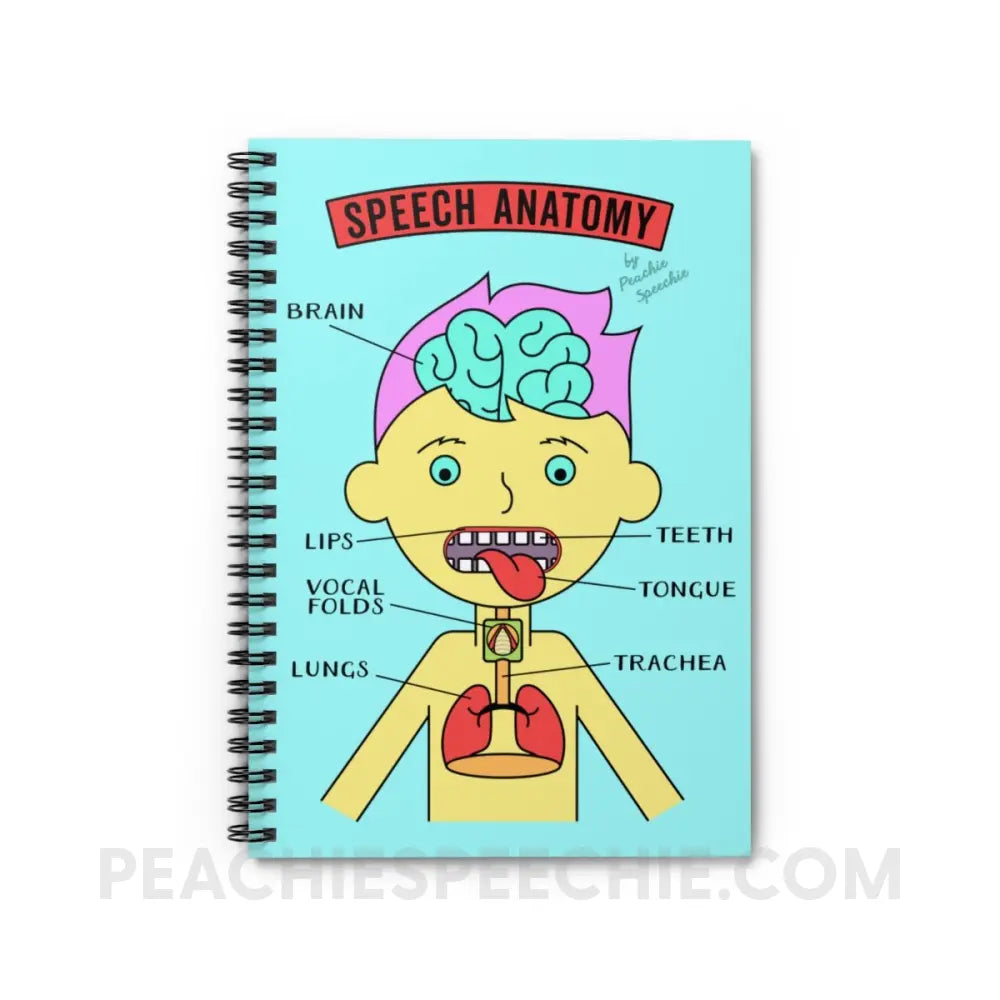 Speech Anatomy Guy Notebook - Journals & Notebooks peachiespeechie.com