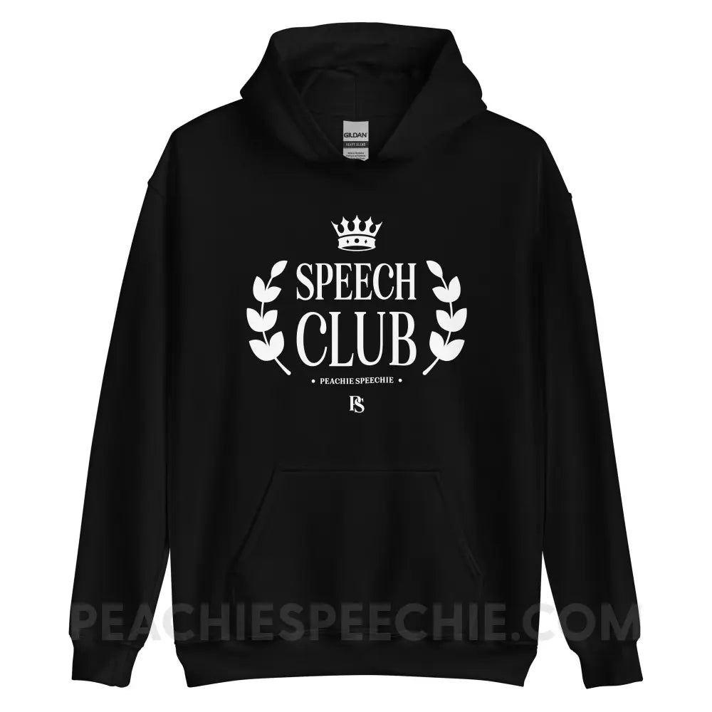 Speech Club Classic Hoodie - Black / M - peachiespeechie.com