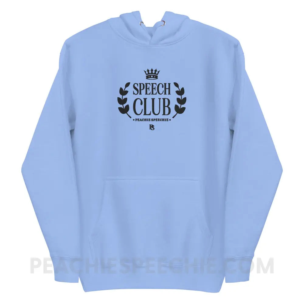 Speech Club Embroidered Fave Hoodie - peachiespeechie.com