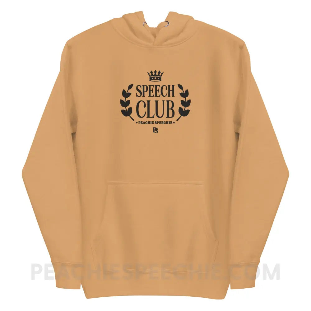 Speech Club Embroidered Fave Hoodie - peachiespeechie.com