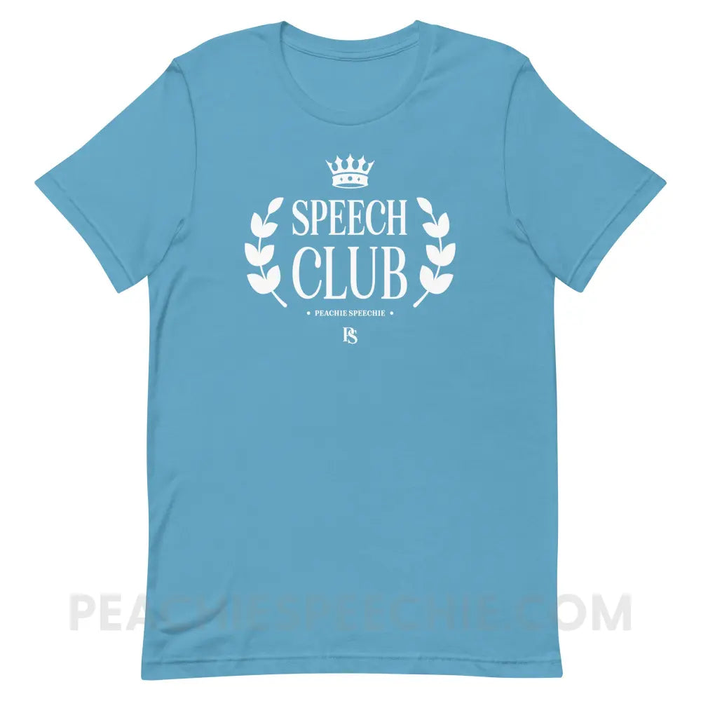 Speech Club Premium Soft Tee - peachiespeechie.com