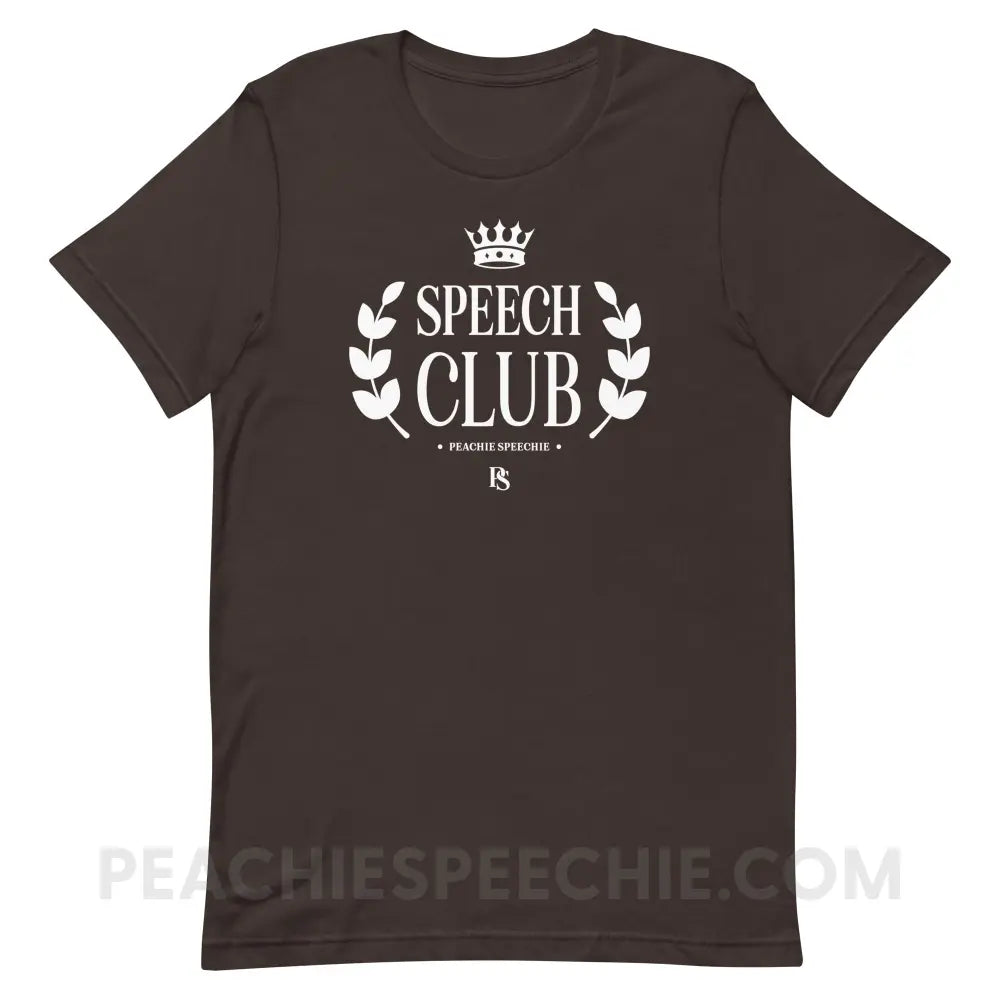 Speech Club Premium Soft Tee - peachiespeechie.com