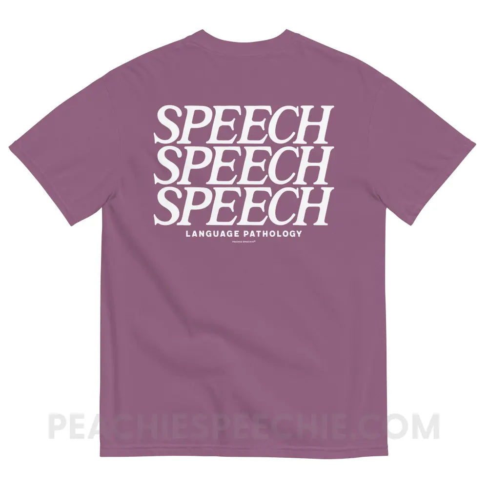 Speech Comfort Colors Tee - peachiespeechie.com