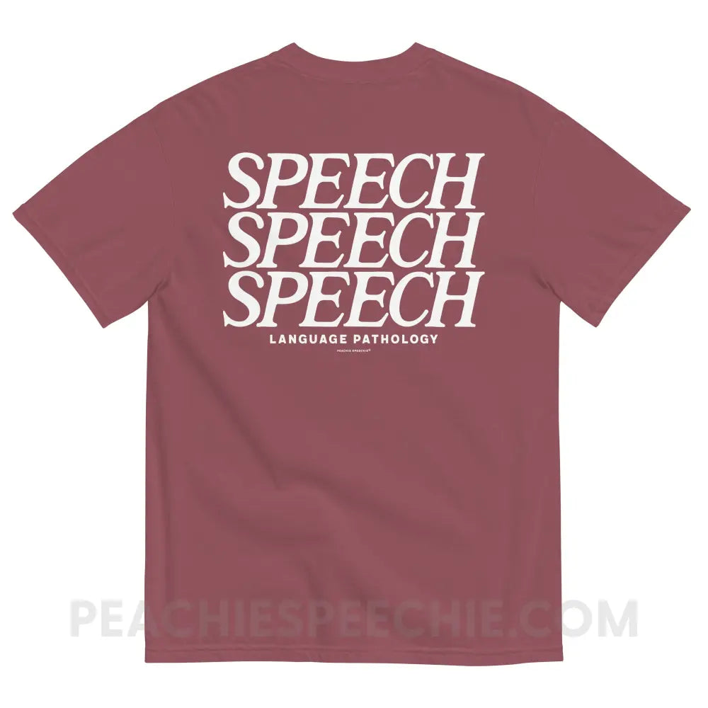 Speech Comfort Colors Tee - peachiespeechie.com