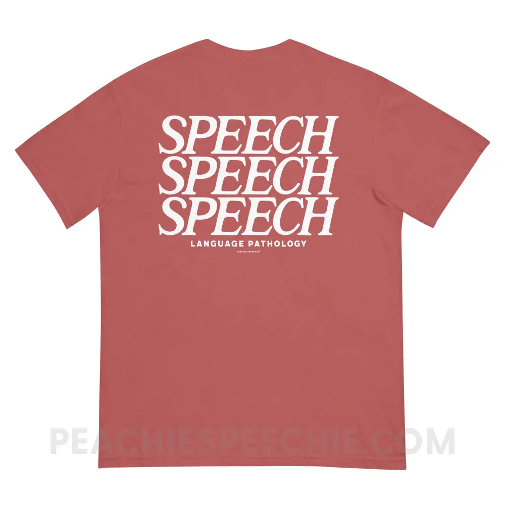 Speech Comfort Colors Tee - peachiespeechie.com
