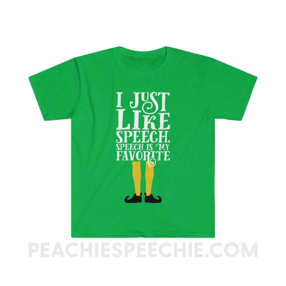 Speech Elf Classic Tee - Irish Green / M - T-Shirts & Tops peachiespeechie.com