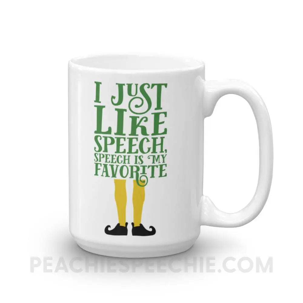 Speech Elf Coffee Mug - 15oz - Mugs peachiespeechie.com