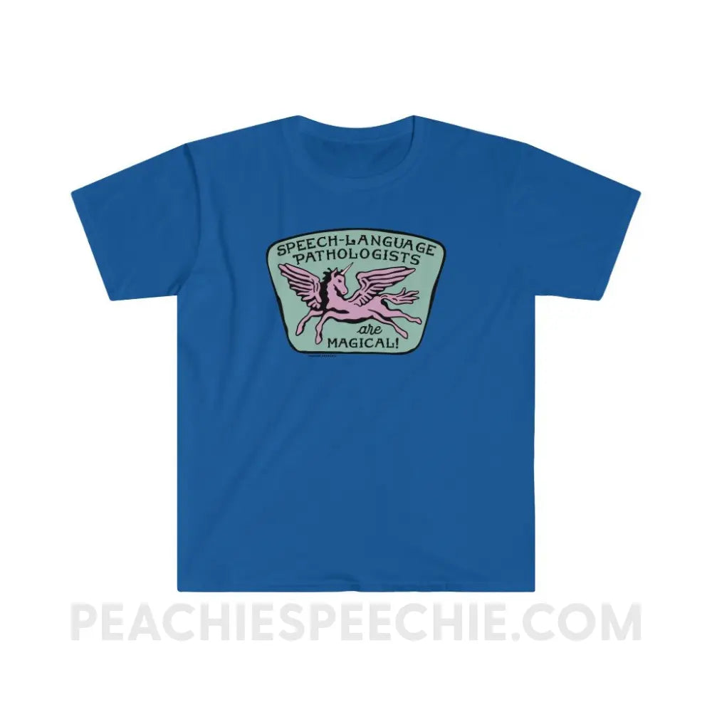 Speech-Language Pathologists Are Magical Classic Tee - Royal / S - T-Shirt peachiespeechie.com