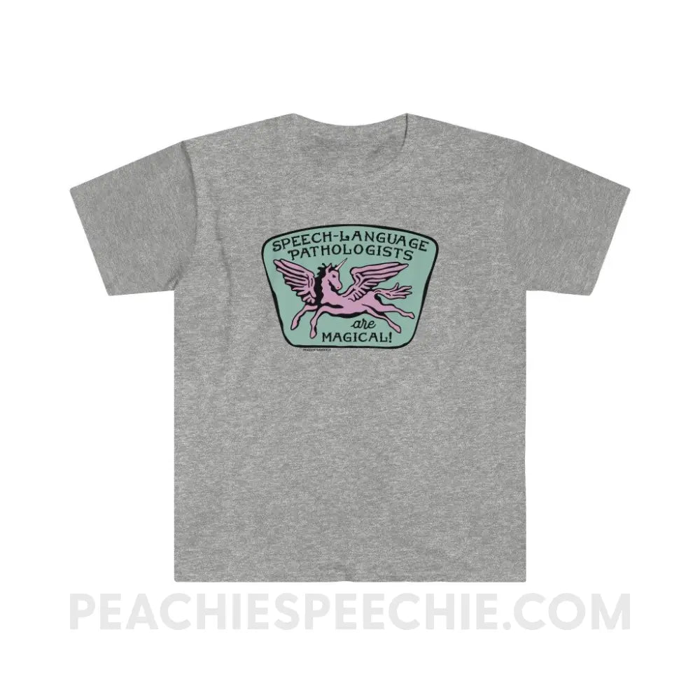 Speech-Language Pathologists Are Magical Classic Tee - Sport Grey / S - T-Shirt peachiespeechie.com