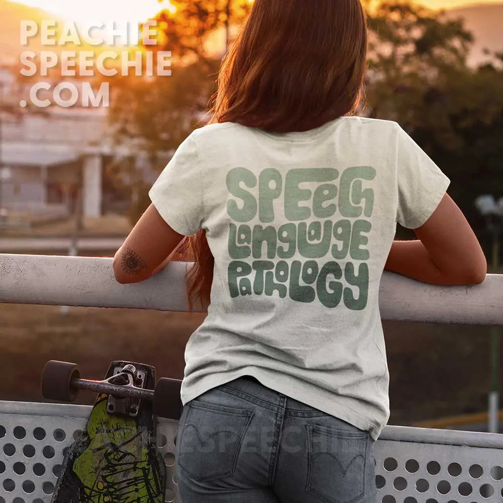 Speech Language Pathology Smush Premium Soft Tee - White / XS peachiespeechie.com