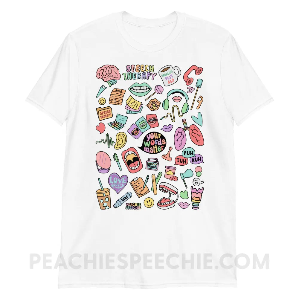 Speech Life Stuff Classic Tee - peachiespeechie.com