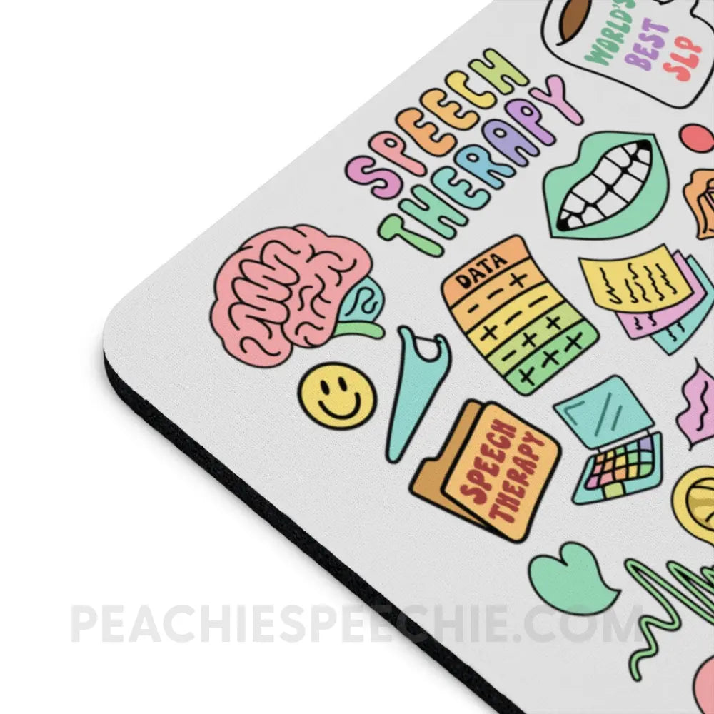 Speech Life Stuff Mouse Pad - Home Decor peachiespeechie.com