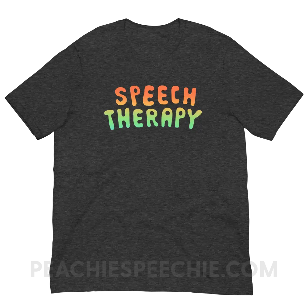 Speech Life Stuff - Special Edition Premium Soft Tee - Dark Grey Heather / XS - T-Shirt - peachiespeechie.com