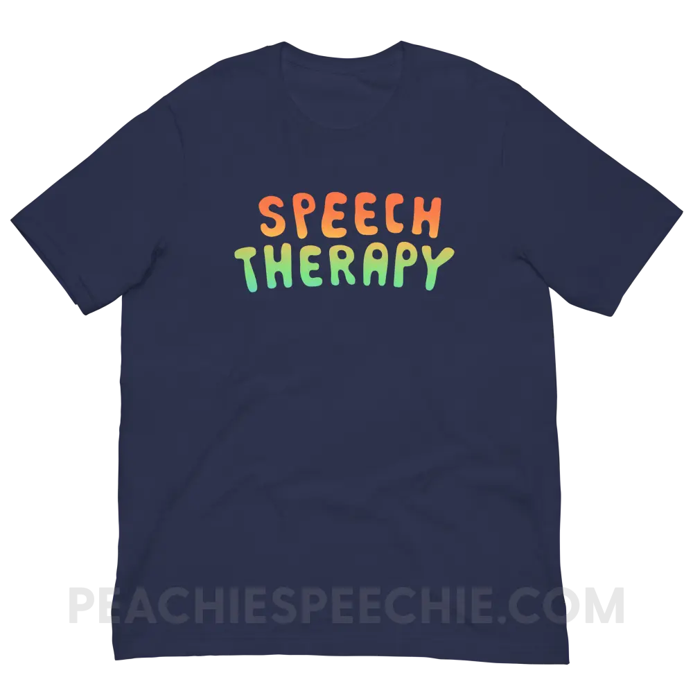 Speech Life Stuff - Special Edition Premium Soft Tee - Navy / XS - T-Shirt - peachiespeechie.com