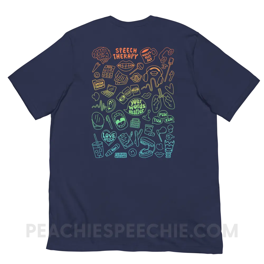 Speech Life Stuff - Special Edition Premium Soft Tee - T-Shirt - peachiespeechie.com