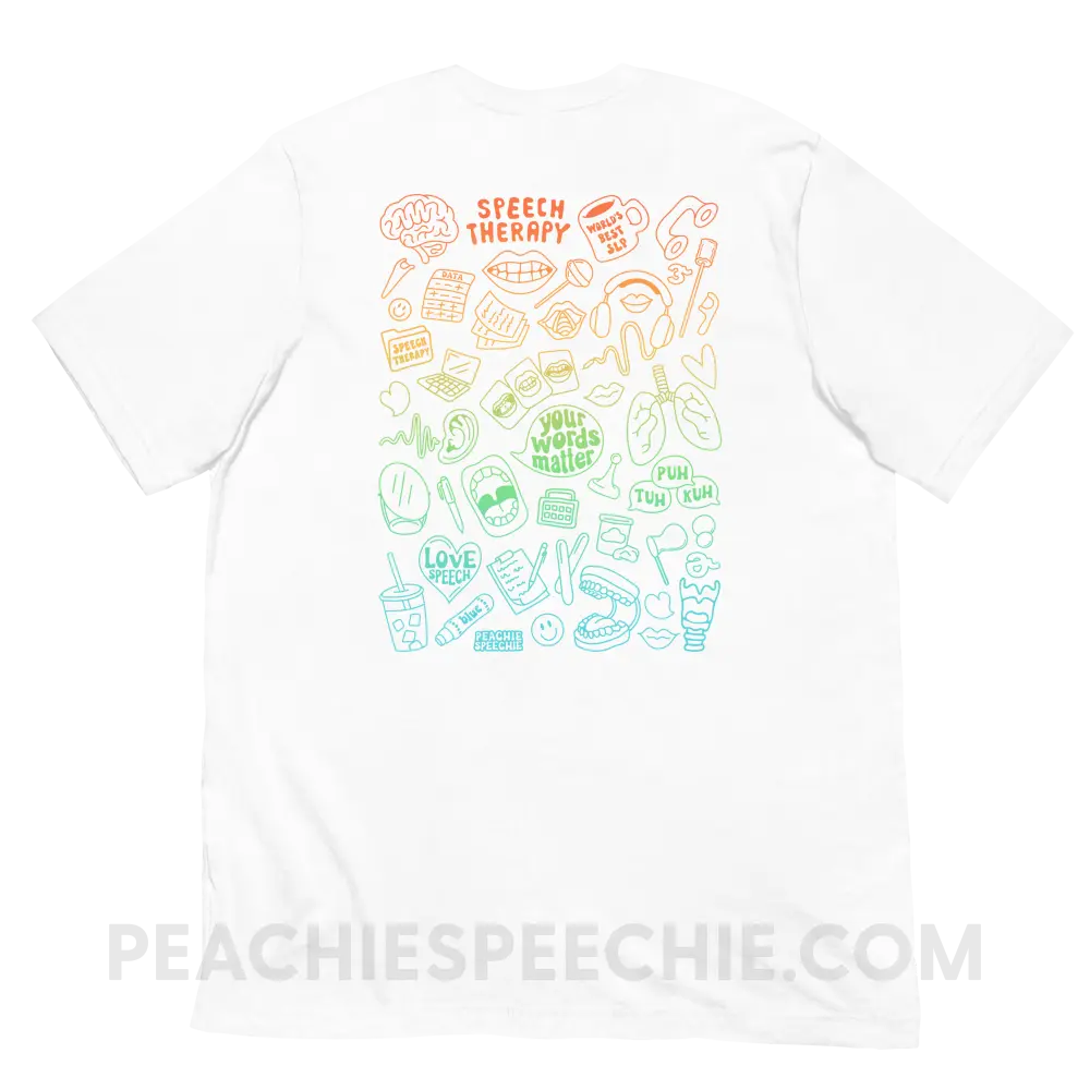 Speech Life Stuff - Special Edition Premium Soft Tee - T-Shirt - peachiespeechie.com