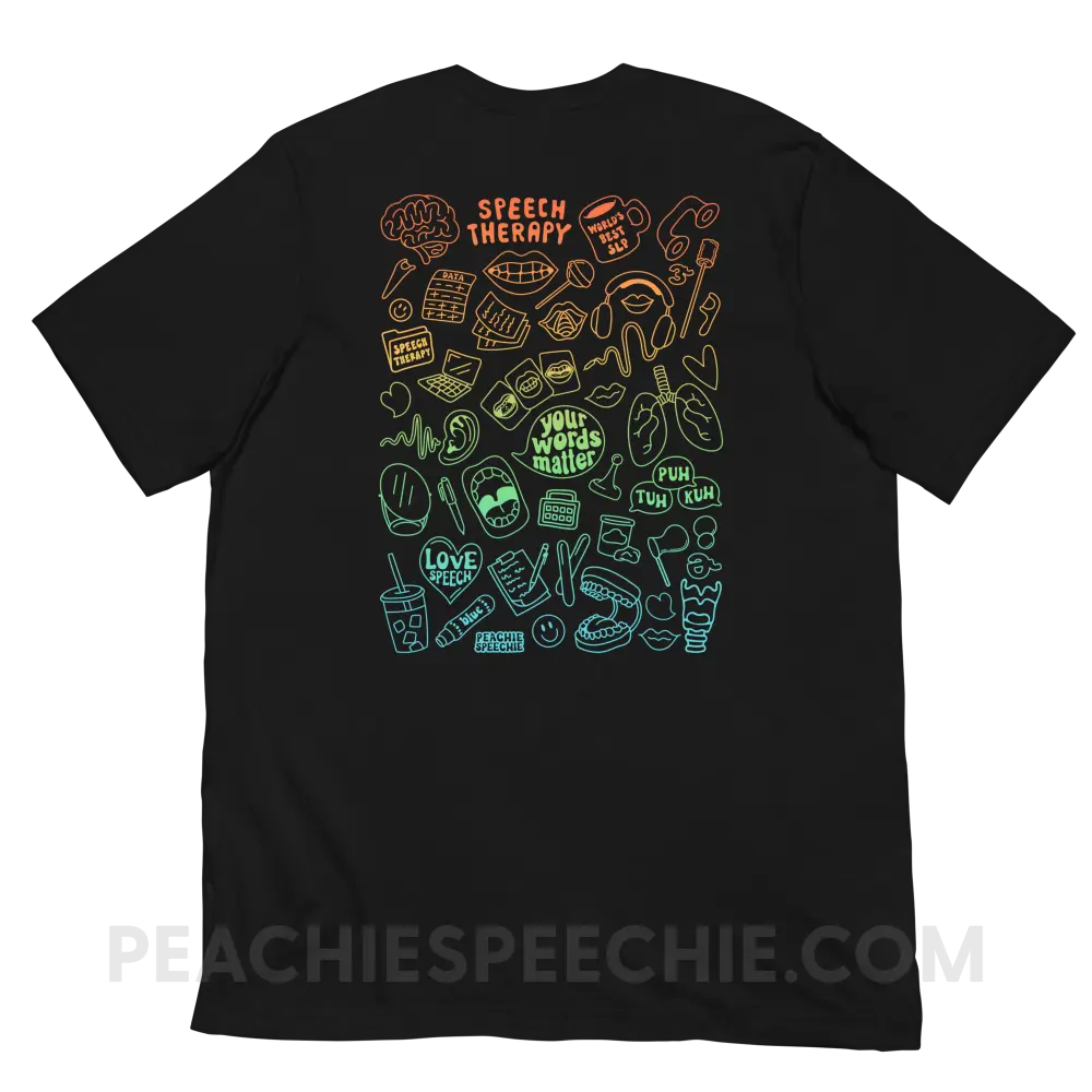 Speech Life Stuff - Special Edition Premium Soft Tee - T-Shirt - peachiespeechie.com