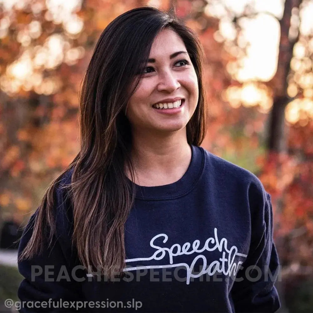 Speech Path Lines Classic Sweatshirt - Hoodies & Sweatshirts peachiespeechie.com