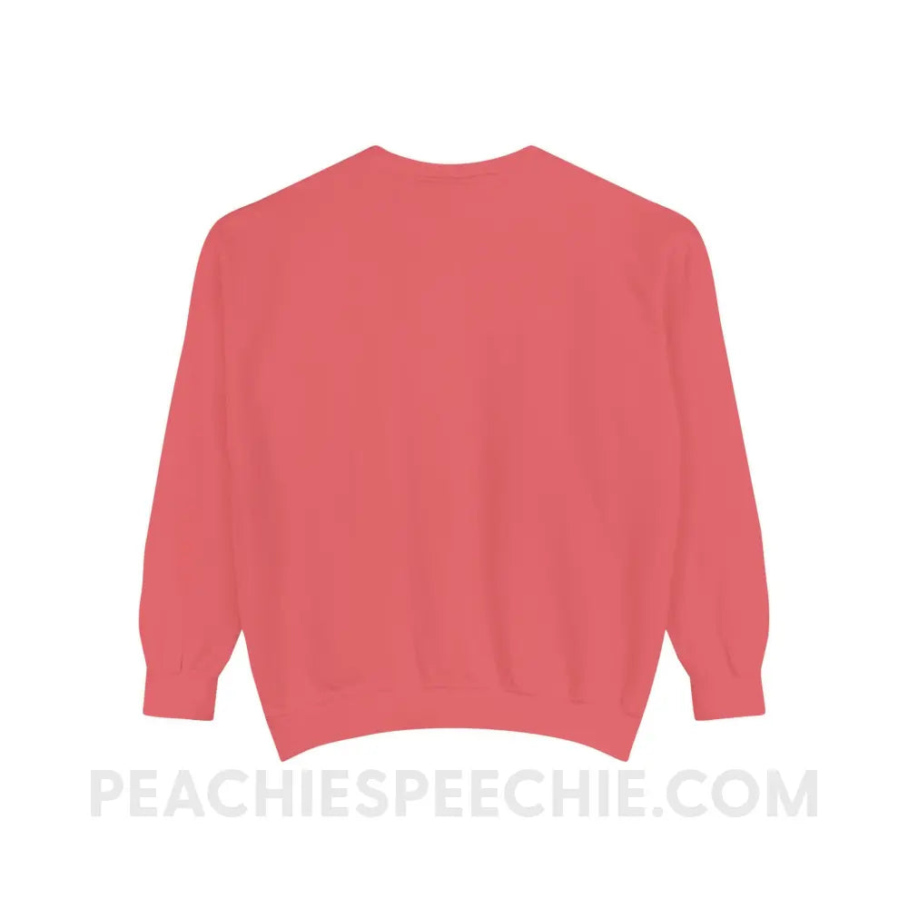 Speech Path Lines Comfort Colors Crewneck - Sweatshirt peachiespeechie.com