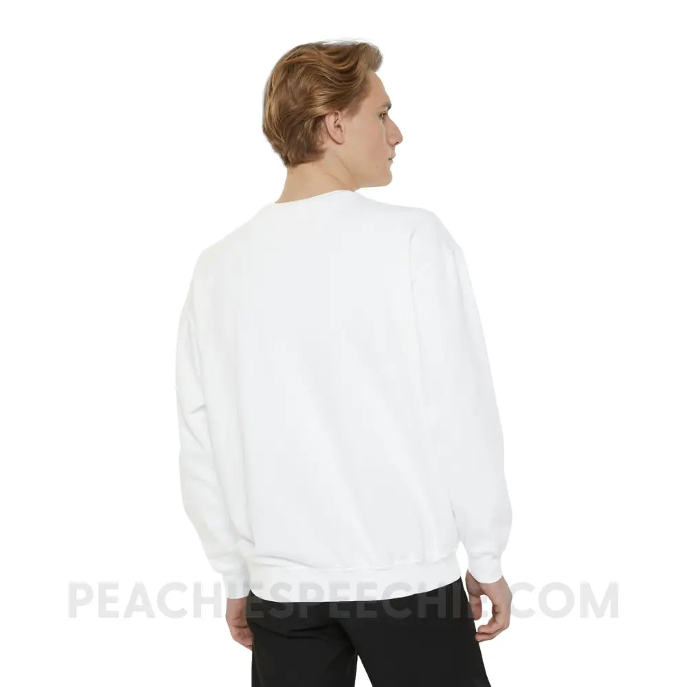 Speech Path Lines Comfort Colors Crewneck - Sweatshirt peachiespeechie.com