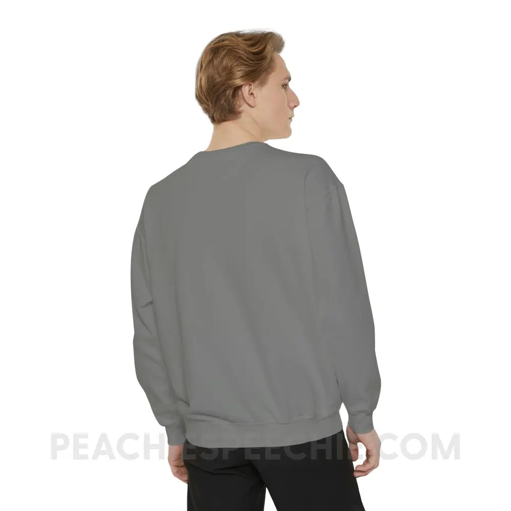 Speech Path Lines Comfort Colors Crewneck - Sweatshirt peachiespeechie.com