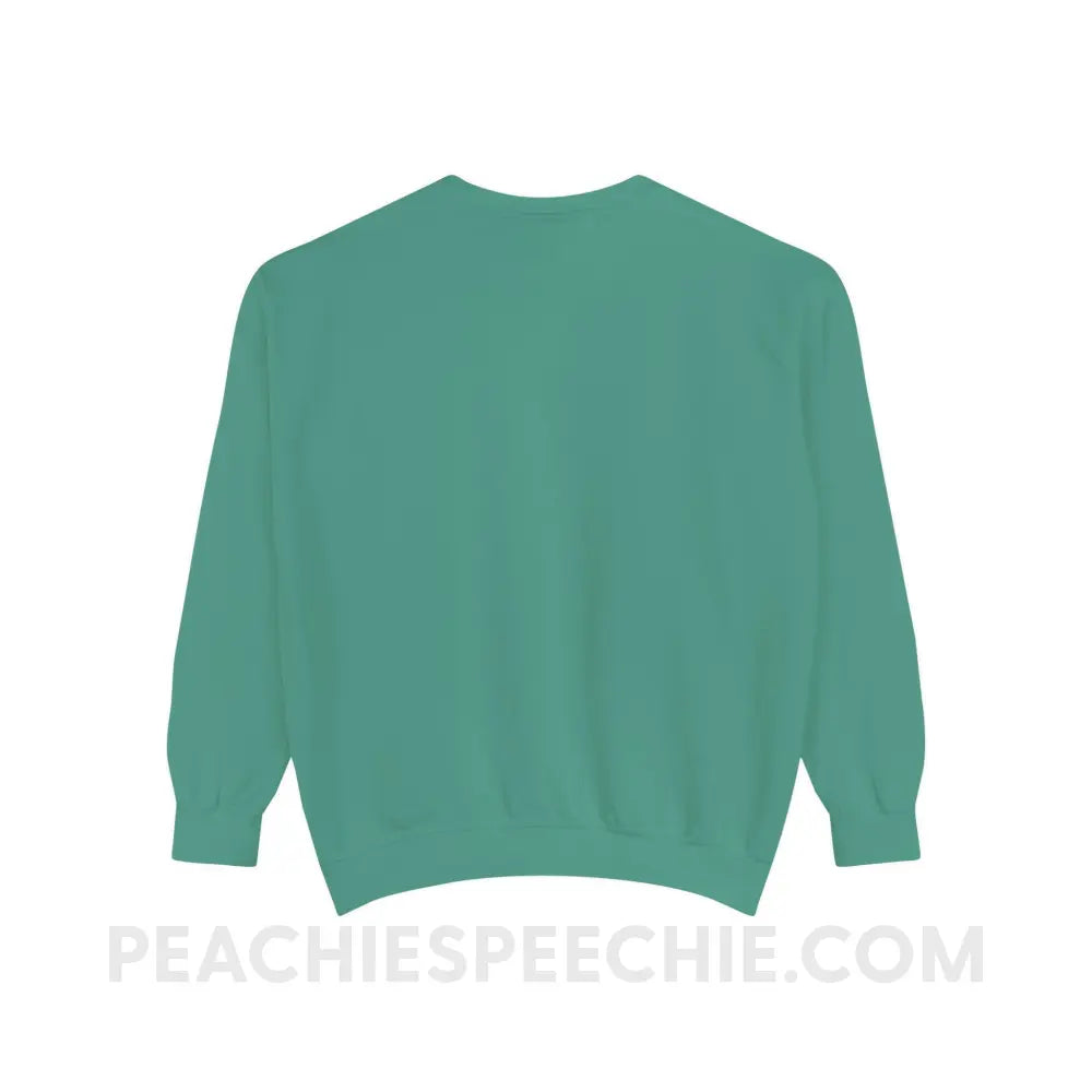 Speech Path Lines Comfort Colors Crewneck - Sweatshirt peachiespeechie.com