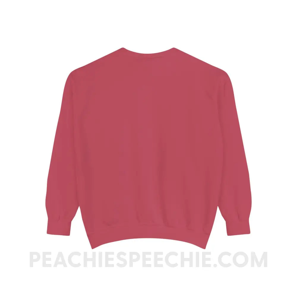 Speech Path Lines Comfort Colors Crewneck - Sweatshirt peachiespeechie.com