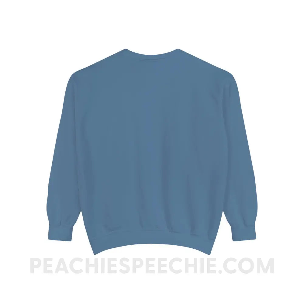 Speech Path Lines Comfort Colors Crewneck - Sweatshirt peachiespeechie.com