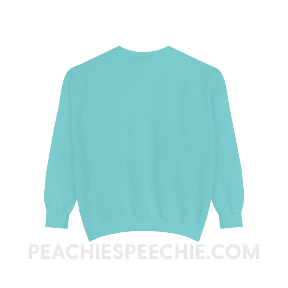 Speech Path Lines Comfort Colors Crewneck - Sweatshirt peachiespeechie.com