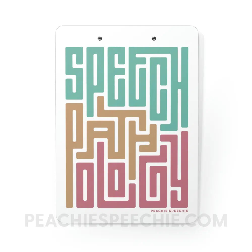 Speech Pathology Maze Clipboard - Home Decor peachiespeechie.com