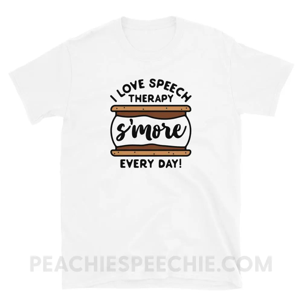 Speech S’more Classic Tee - White / S - T-Shirts & Tops peachiespeechie.com