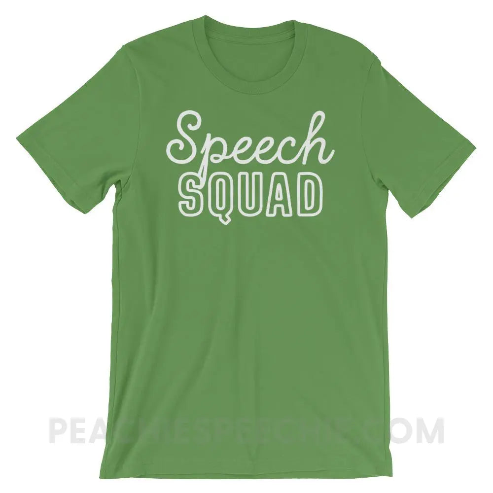 Speech Squad Premium Soft Tee - Leaf / S - T-Shirts & Tops peachiespeechie.com