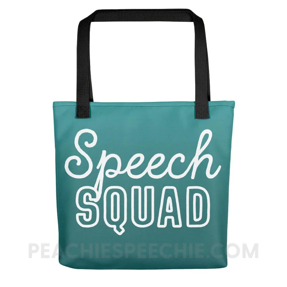 Speech Squad Tote Bag - Black - Bags peachiespeechie.com