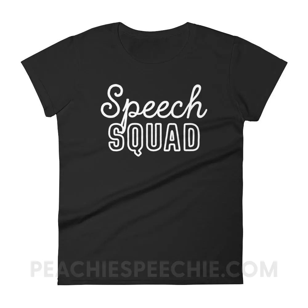 Speech Squad Women’s Trendy Tee - Black / S T-Shirts & Tops peachiespeechie.com